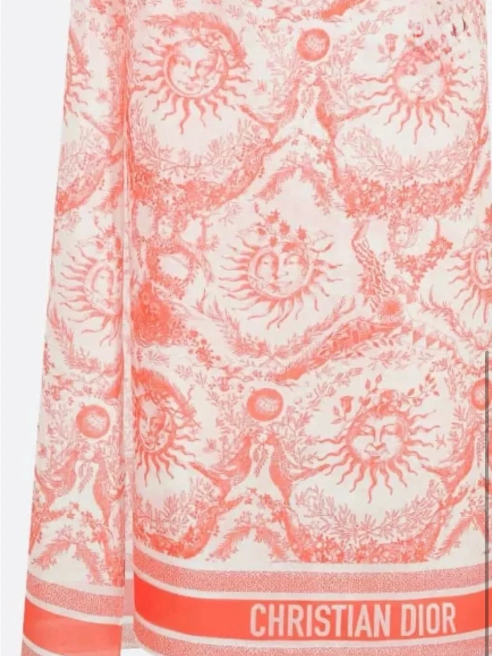 Dior Rivera Toile De Jour Sarong / Scarf